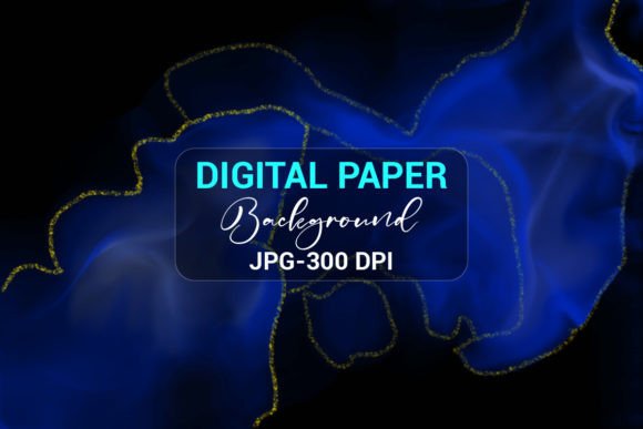Abstract Blue Alcohol Ink Background: A Versatile Asset for Digital and Print Design