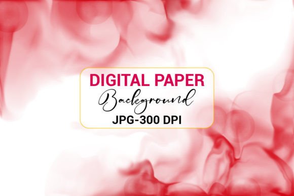 Abstract Red Gold Ink Digital Paper Guide
