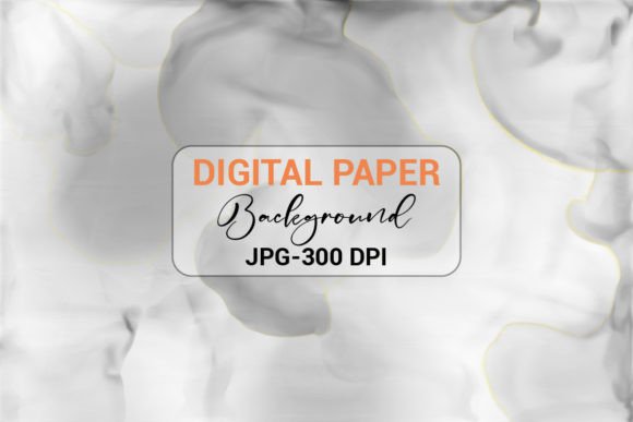 Black Alcohol Ink Digital Paper