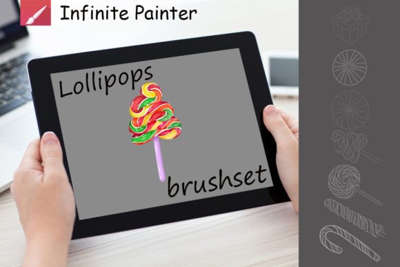 Brush Set Christmas Lollipops: A Sweet Digital Tool for Festive Creativity
