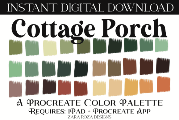Cottage Porch Procreate Color Palette: A Practical Guide for Digital Artists and Planners