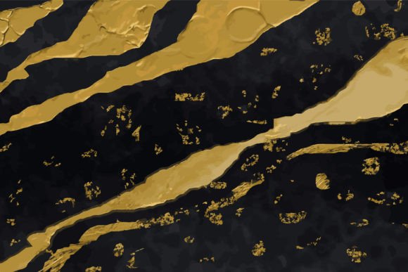 Elegant Liquid Golden Texture Background