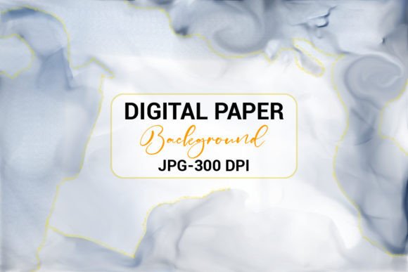 Gray Alcohol Ink Digital Paper Graphic