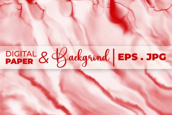 Modern Red White Marble Texture Pattern