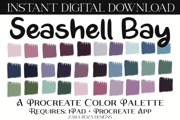 Seashell Bay Procreate Color Palette: A Versatile Tool for Digital Artists