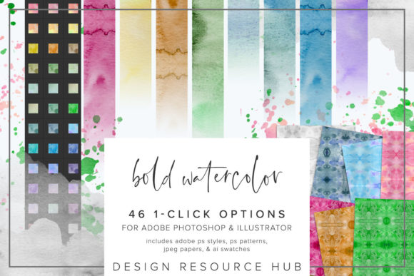 Transforming Digital Design with Bold Watercolor Photoshop Styles