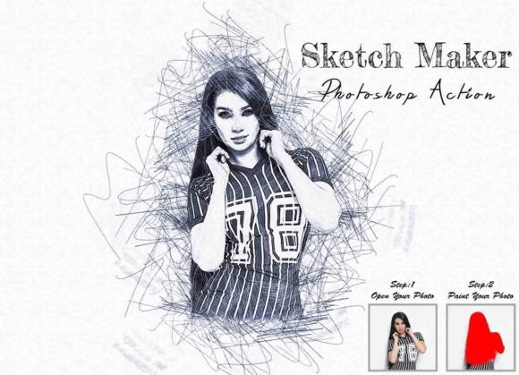 Transforming Photos into Art with the Sketch Maker Photoshop Action