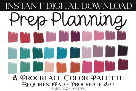 Unlocking Creative Potential with the Prep Planning Procreate Color Palette