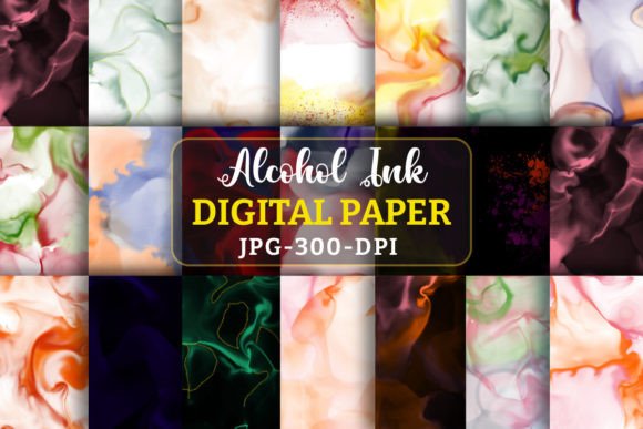 Unlocking Creative Potential with Watercolor Ink Digital Paper Graphics