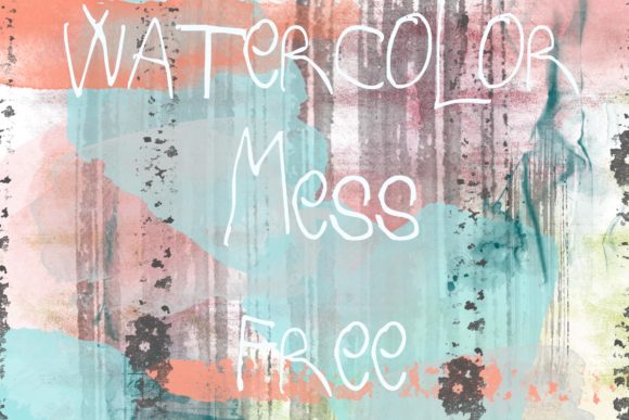 Watercolor Mess Background FREEBIE: 4 High-Res Textures